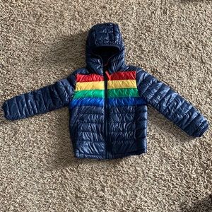 Primary - lightweight rainbow winter jacket